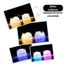 Luminária Abajur Gatinho Led Infantil Silicone Touch