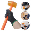 Marreta Martelo De Borracha Silicone Laranja Pisos Azulejos