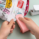 Mini Seladora Manual Portátil Sacos Plásticos Pilha Alimento