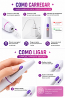 Lixa De Unha Elétrica 10 Em 1 Manicure E Pedicure