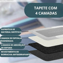 Tapete Antiderrapante Redondo Para Banheiro Cozinha